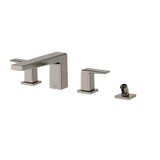 Toto Gb Two-Handle Deck-Mount Roman Tub Filler Trim With Handshower, Brushed Nickel