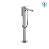 TOTO - Toto Gc Single-Handle Free Standing Tub Filler With Handshower, Polished Chrome - Polished Chrome