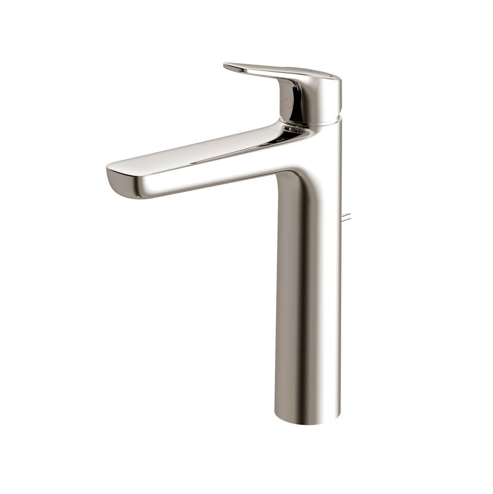 Toto Gs Series 1.2 Gpm Single Handle Bathroom Faucet For Vessel Sink With Comfort Glide Technology And Drain Assembly, Brushed Nickel