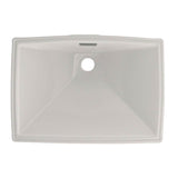 Toto Lloyd Rectangular Undermount Bathroom Sink, Cotton White