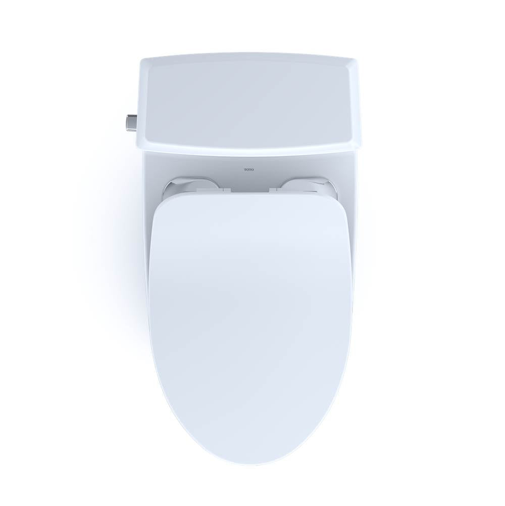 TOTO Connelly Two-Piece Elongated Dual Flush 1.28 and 0.9 GPF Toilet with CEFIONTECT, WASHLET+ Ready, Cotton White