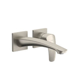 Toto Gm 1.2 Gpm Wall-Mount Single-Handle Long Bathroom Faucet With Comfort Glide Technology, Brushed Nickel