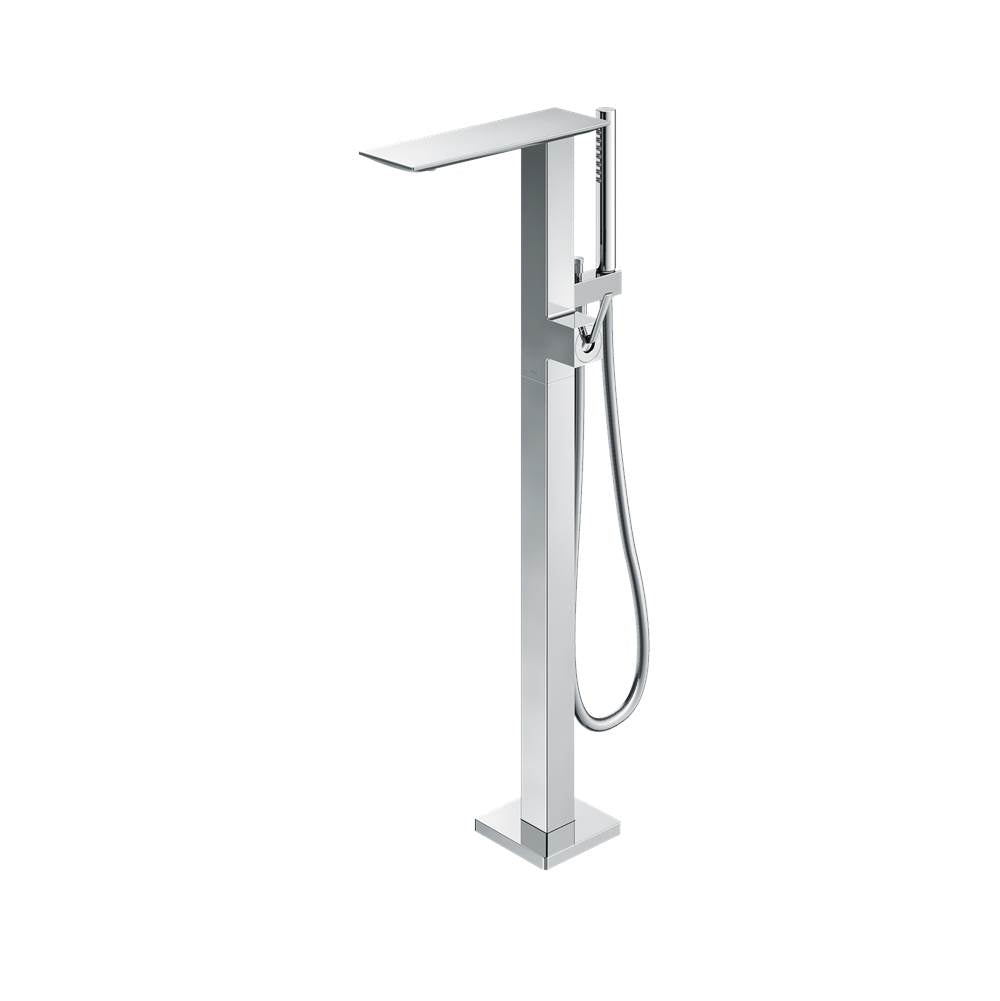 Toto Zl Single-Handle Freestanding Tub Filler Faucet With 1.75 Gpm Handshower, Polished Chrome