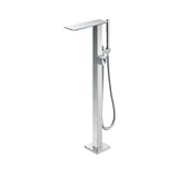 Toto Zl Single-Handle Freestanding Tub Filler Faucet With 1.75 Gpm Handshower, Polished Chrome