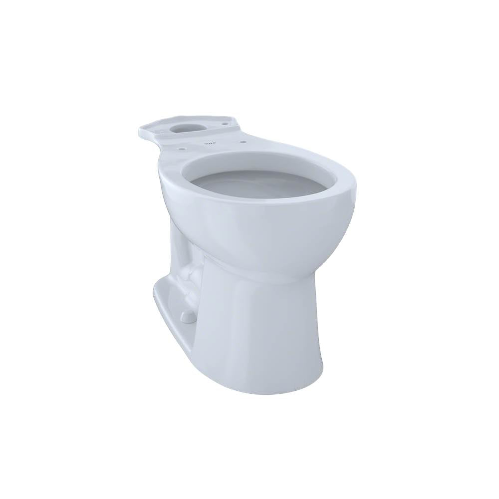 Toto EntradaE Universal Height Round Toilet Bowl, Cotton White