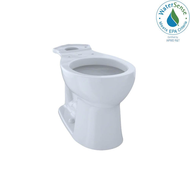 TOTO - Toto EntradaE Universal Height Round Toilet Bowl, Cotton White - Cotton White