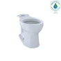 TOTO - Toto EntradaE Universal Height Round Toilet Bowl, Cotton White - Cotton White