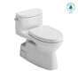 TOTO - TOTO Carolina II One-Piece Elongated 1.28 GPF Universal Height Toilet with CEFIONTECT and SS124 SoftClose Seat, WASHLET+ Ready, Sedona Beige - Sedona Beige