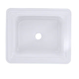 Toto Guinevere Rectangular Undermount Bathroom Sink With Cefiontect, Cotton White