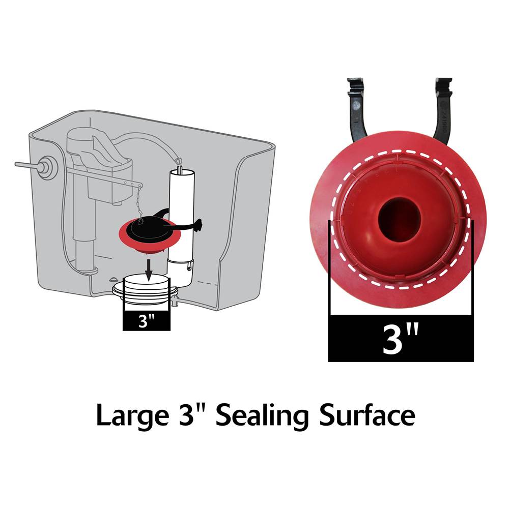 Toto Replacement Flapper For Select Toto 3 Inch Flush Valve Tanks