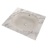 Toto MarisE 17-5/8'' X 14-9/16'' Oval Undermount Bathroom Sink With Cefiontect, Cotton White