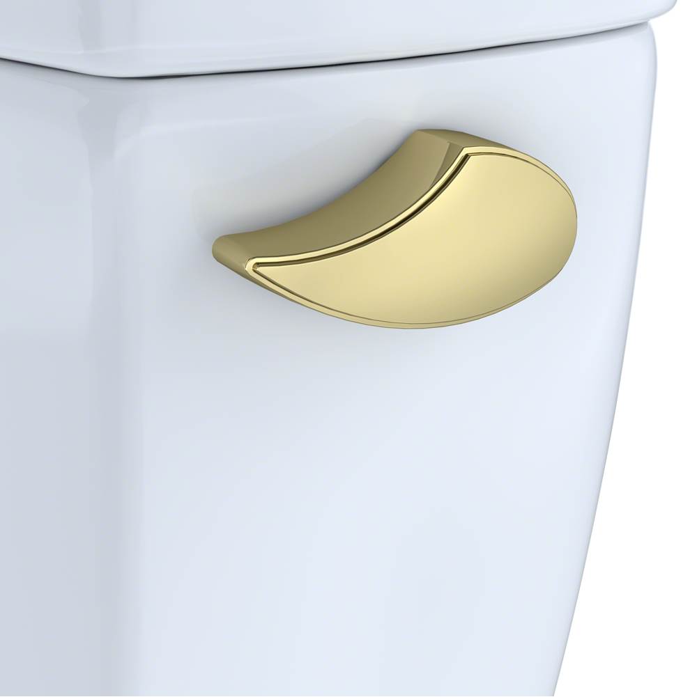 TOTO - Right Hand Trip Lever (St743 And St706) - Polished Brass For Drake And Carusoe Toilet Tank - Polished Brass