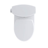 Toto Drake II Two-Piece Round 1.28 Gpf Universal Height Toilet With Cefiontect, Cotton White