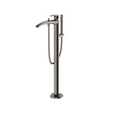 Toto Gm Single-Handle Free Standing Tub Filler With Handshower, Brushed Nickel