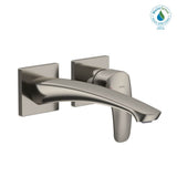 TOTO - Toto Gm 1.2 Gpm Wall-Mount Single-Handle Long Bathroom Faucet With Comfort Glide Technology, Polished Nickel - Polished Nickel