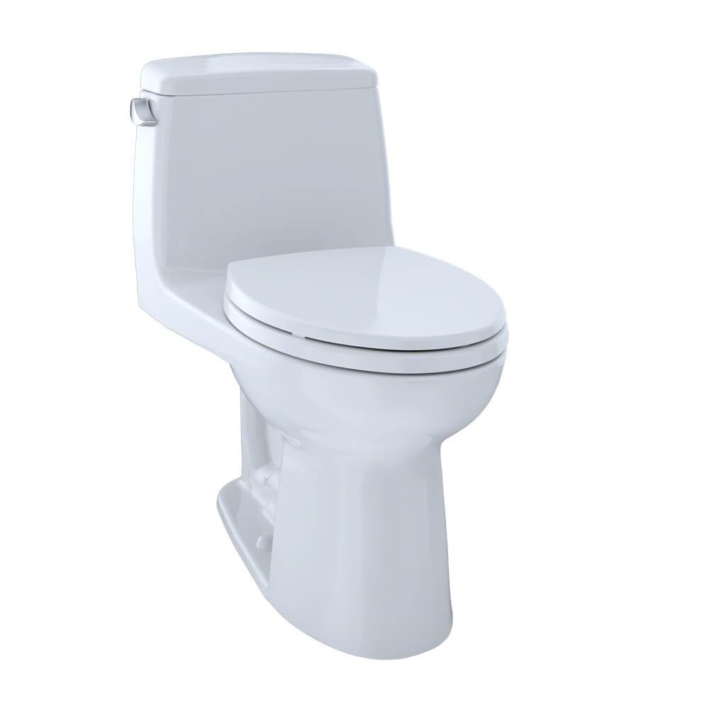 TOTO - TOTO UltraMax One-Piece Elongated 1.6 GPF ADA Compliant Toilet, Cotton White - Cotton White