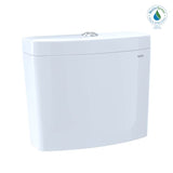 TOTO - Toto Aquia Iv Dual Flush 1.28 And 0.9 Gpf Toilet Tank Only With Washlet+ Auto Flush Compatibility, Cotton White - Cotton White