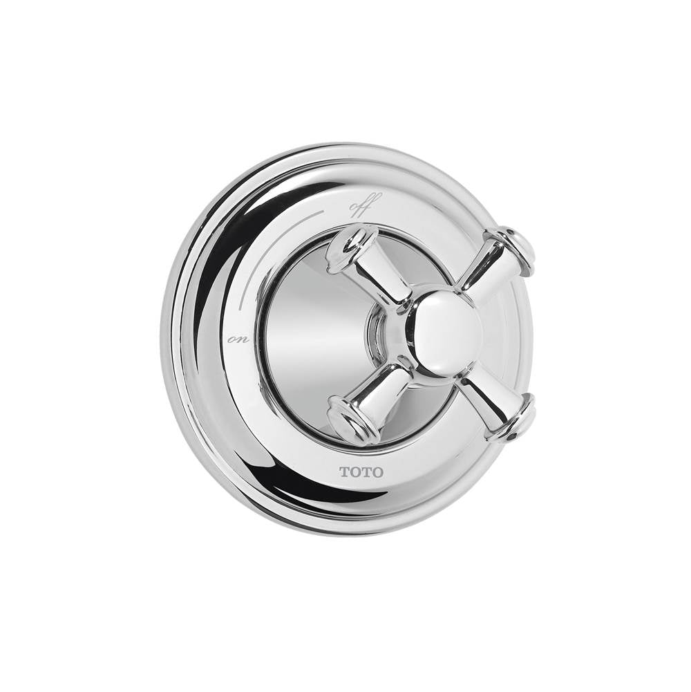 TOTO - Toto VivianE Cross Handle Volume Control Trim, Polished Chrome - Polished Chrome