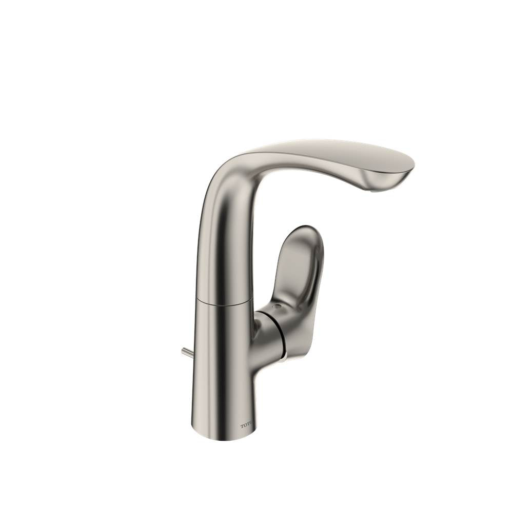 Toto Go 1.2 Gpm Single Side-Handle Bathroom Sink Faucet With Comfort Glide Technology And Drain Assembly, Brushed Nickel
