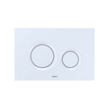 TOTO RP Wall-Hung D-Shape Toilet and DuoFit In-Wall 1.28 and 0.9 GPF Dual-Flush Tank System with Copper Supply, Matte Silver