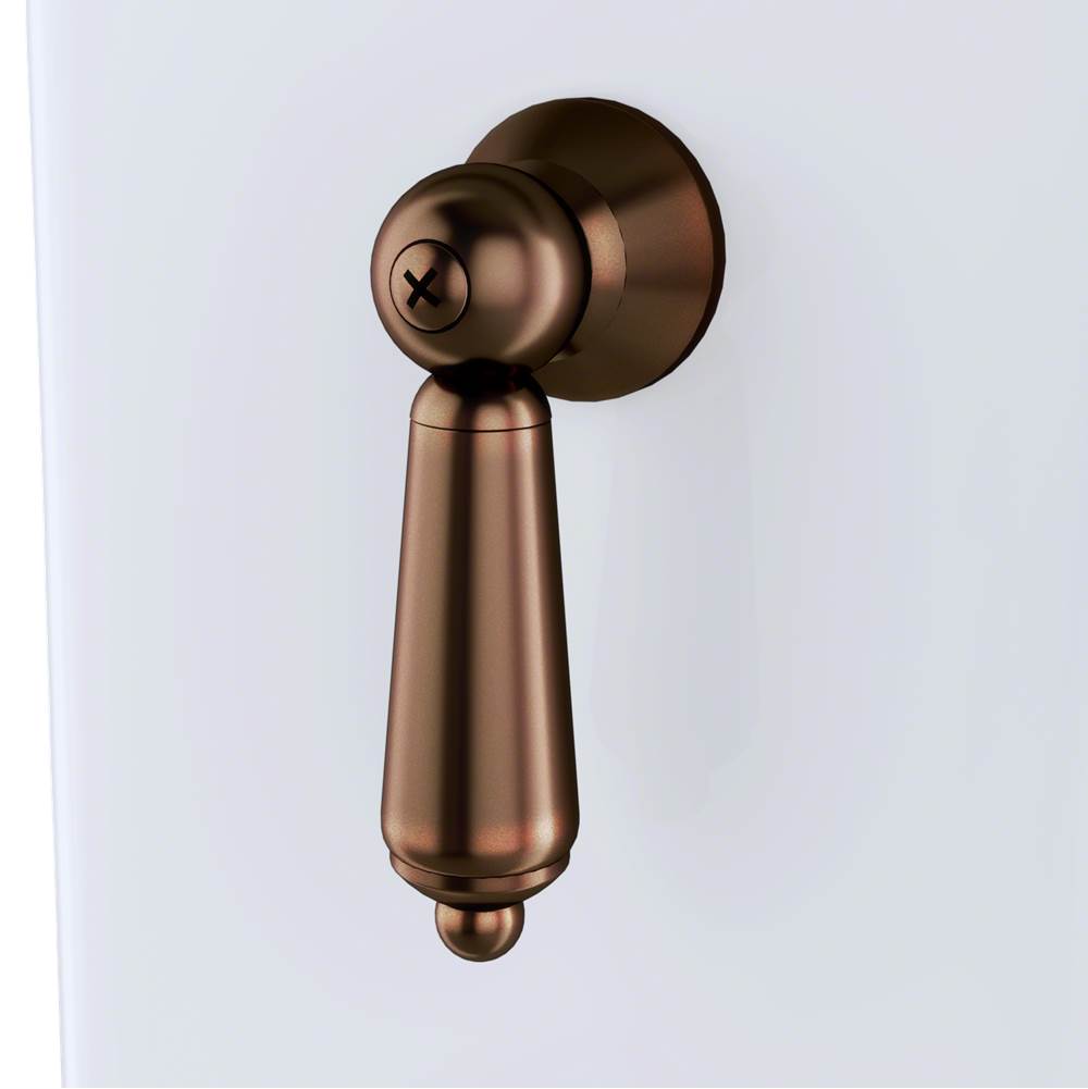 TOTO - Trip Lever (Side Mount) - Oil Rubbed Bronze For Carrollton, Dartmouth, Promenade, Whitney Toilet Tank - Rubbed Bronze