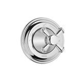 TOTO - Toto VivianE Cross Handle Two-Way Diverter Trim With Off, Polished Chrome - Polished Chrome