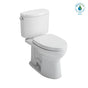 TOTO - TOTO Drake II Two-Piece Elongated 1.28 GPF Universal Height Toilet with CEFIONTECT and SS124 SoftClose Seat, WASHLET+ Ready, Sedona Beige - Sedona Beige