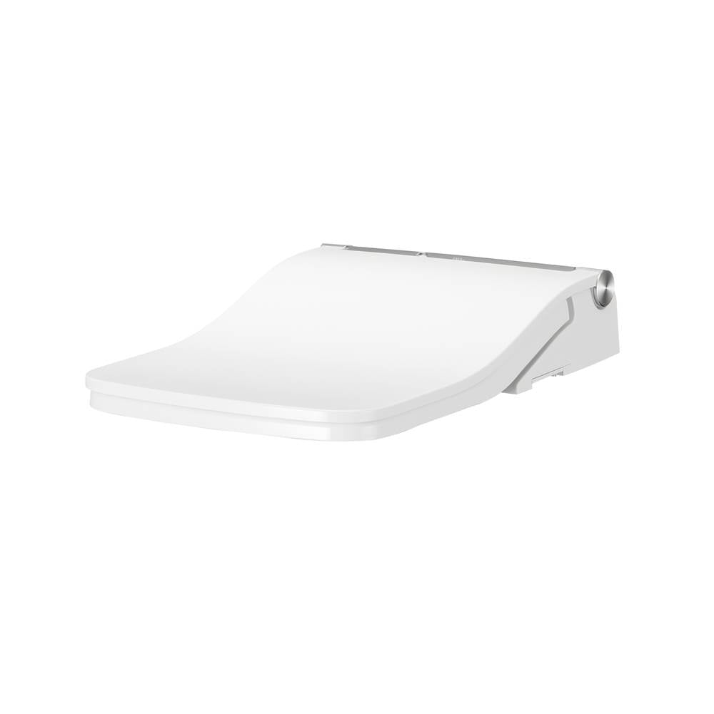 TOTO SW WASHLET+ Ready Square Electronic Bidet Toilet Seat with Auto Flush Ready Cotton White