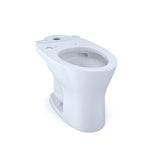 Drake Dual Flush Elongated Universal Height Toilet Bowl with CEFIONTECT, WASHLET+ Ready, Cotton White
