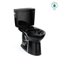 TOTO - Toto Drake Two-Piece Elongated 1.28 Gpf Tornado Flush Toilet, Ebony - Ebony