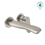 TOTO - TOTO GO 1.2 GPM Wall-Mount Single-Handle L Bathroom Faucet with COMFORT GLIDE Technology, Brushed Nickel - TLG01311UANo.BN - Brushed Nickel