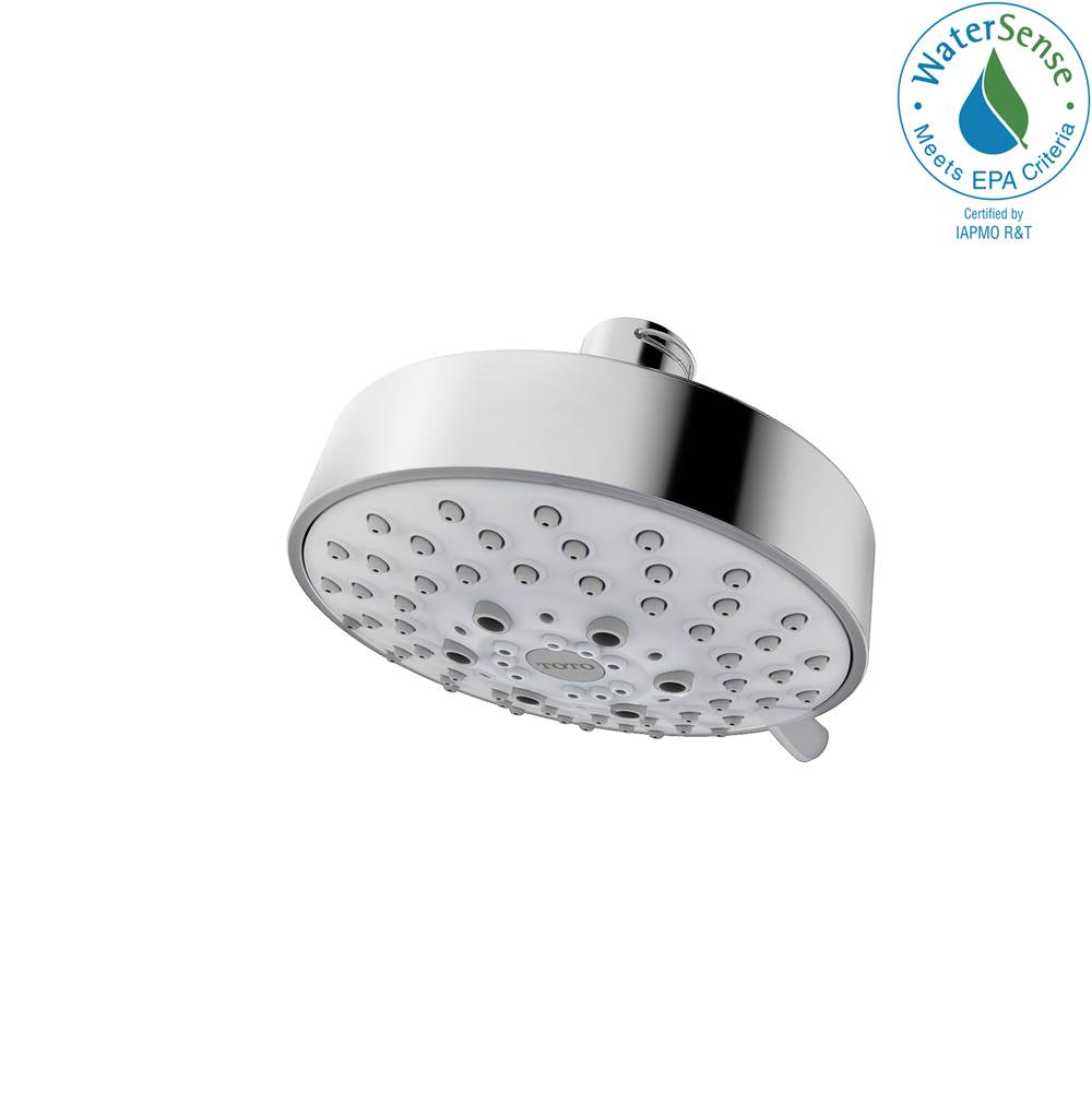TOTO - Toto L Series 1.75 Gpm Multifunction 4 Inch Modern Round Showerhead, Polished Chrome - Polished Chrome