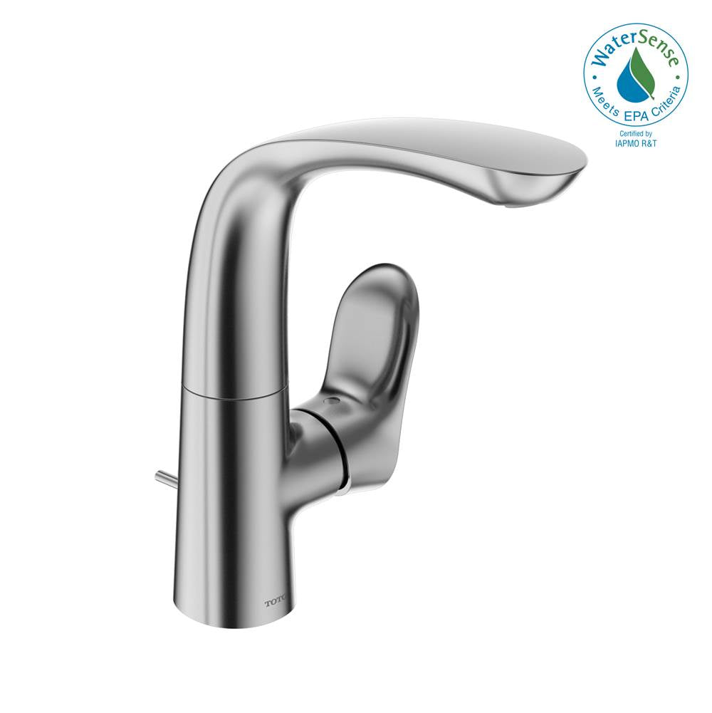 TOTO - Toto Go 1.2 Gpm Single Side-Handle Bathroom Sink Faucet With Comfort Glide Technology And Drain Assembly, Polished Chrome - Polished Chrome