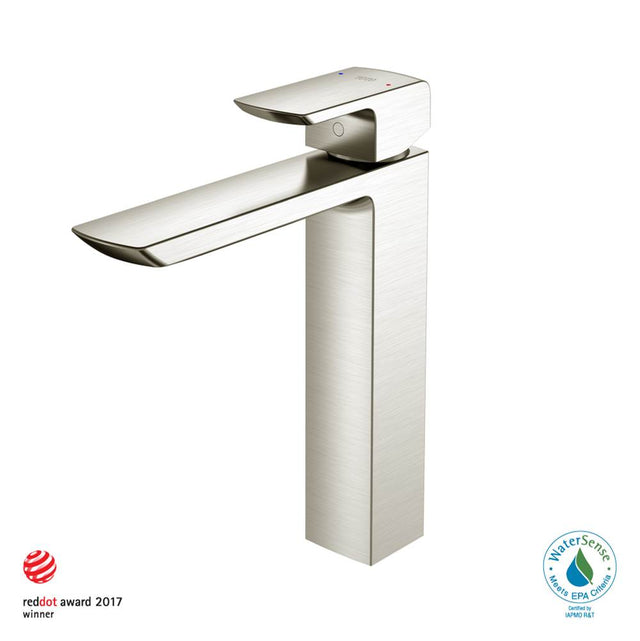 TOTO - Toto Gr 1.2 Gpm Single Handle Vessel Bathroom Sink Faucet With Comfort GlideE Technology, Brushed Nickel - Brushed Nickel