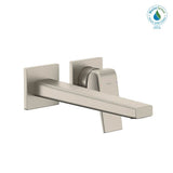 TOTO - Toto Gb 1.2 Gpm Wall-Mount Single-Handle Long Bathroom Faucet With Comfort Glide Technology, Brushed Nickel - Brushed Nickel
