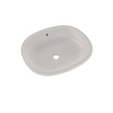 TOTO - Toto MarisE 17-5/8'' X 14-9/16'' Oval Undermount Bathroom Sink With Cefiontect, Colonial White - Colonial White