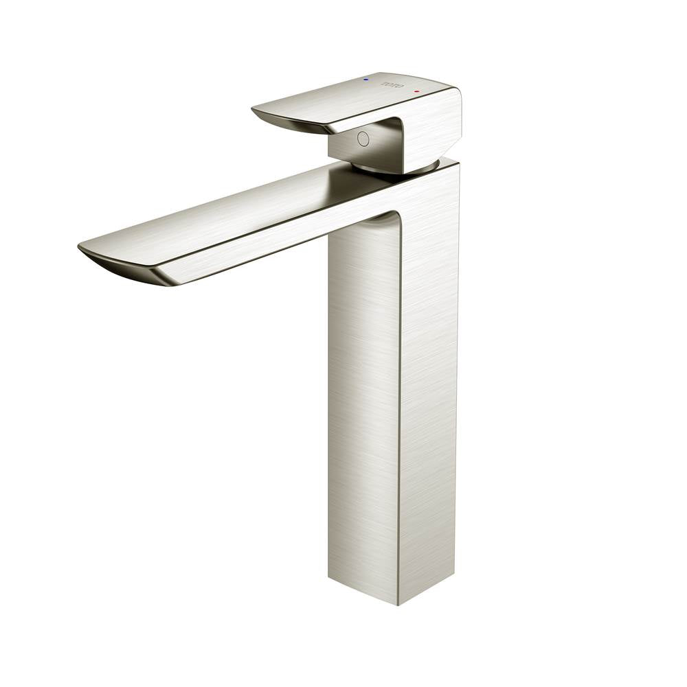 Toto Gr 1.2 Gpm Single Handle Vessel Bathroom Sink Faucet With Comfort GlideE Technology, Brushed Nickel