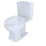 Toto Connelly Two-Piece Elongated Dual-Max, Dual Flush 1.28 And 0.9 Gpf Universal Height Toilet, Ebony