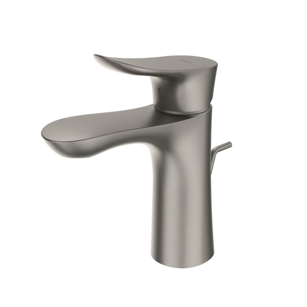 Toto Go Series 1.2 Gpm Single Handle Bathroom Sink Faucet With Comfort Glide Technology And Drain Assembly, Brushed Nickel