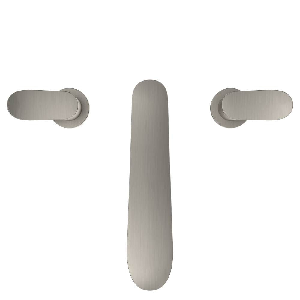 Toto Go Two-Handle Deck-Mount Roman Tub Filler Trim, Brushed Nickel