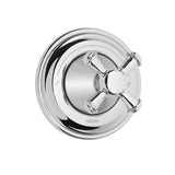 TOTO - Toto VivianE Cross Handle Three-Way Diverter Trim With Off, Polished Chrome - Polished Chrome