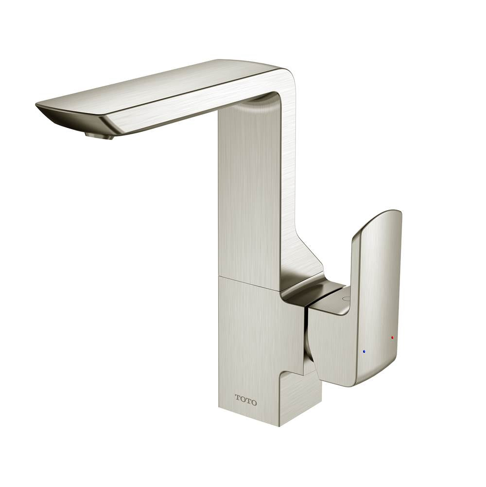 Toto Gr Series 1.2 Gpm Single Side Handle Bathroom Sink Faucet With Comfort Glide Technology And Drain Assembly, Brushed Nickel