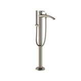 Toto Gm Single-Handle Free Standing Tub Filler With Handshower, Brushed Nickel