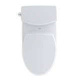 Toto Vespin II 1G Two-Piece Elongated 1.0 Gpf Universal Height Skirted Design Toilet With Cefiontect, Cotton White