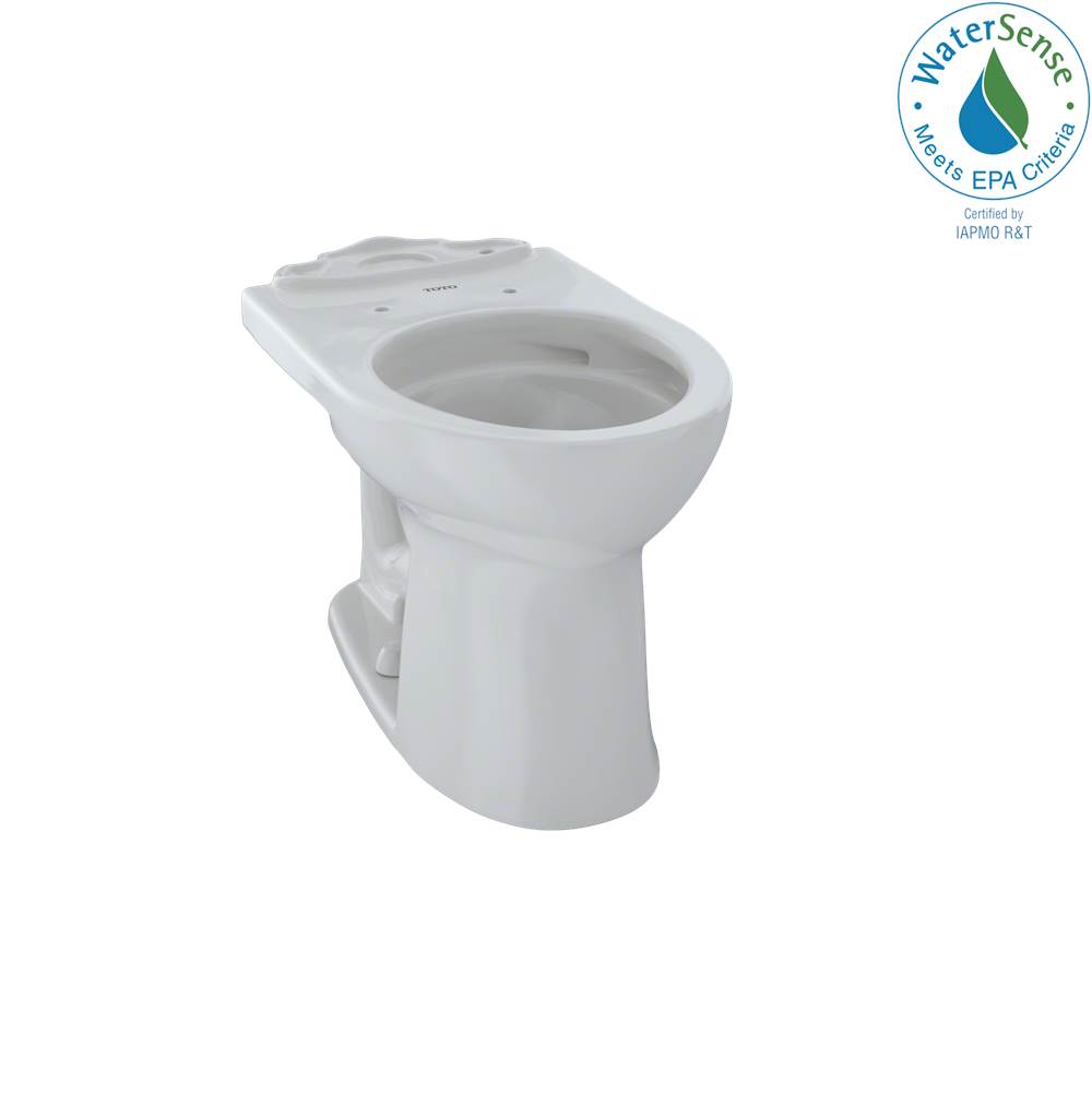 TOTO - Toto Drake II Universal Height Round Toilet Bowl With Cefiontect, Colonial White - Colonial White