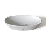 Toto Kiwami Oval 16 Inch Vessel Bathroom Sink With Cefiontect, Clean Matte
