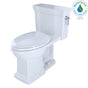 TOTO - TOTO Promenade II One-Piece Elongated 1.28 GPF Universal Height Toilet with CEFIONTECT and Right-Hand Trip Lever, Cotton White - Cotton White
