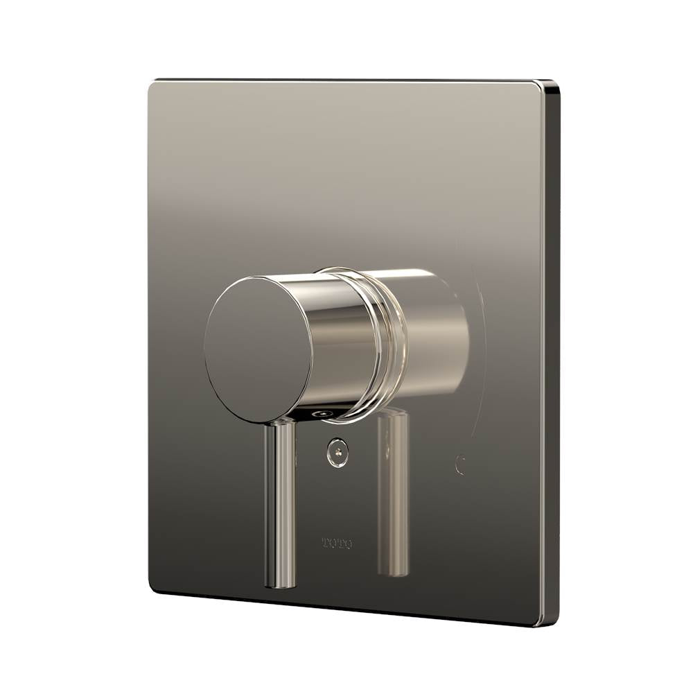 TOTO - Toto Square Pressure Balance Valve Shower Trim, Polished Nickel - Polished Nickel