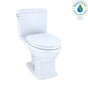 TOTO - TOTO Connelly WASHLET+ Two-Piece Elongated Dual Flush 1.28 and 0.9 GPF Universal Height Toilet with CEFIONTECT, Cotton White - Cotton White