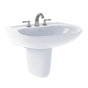TOTO - Prominence 1-Hole Lav & Shrd W/ Cefiontect Glaze -Cotton - Cotton